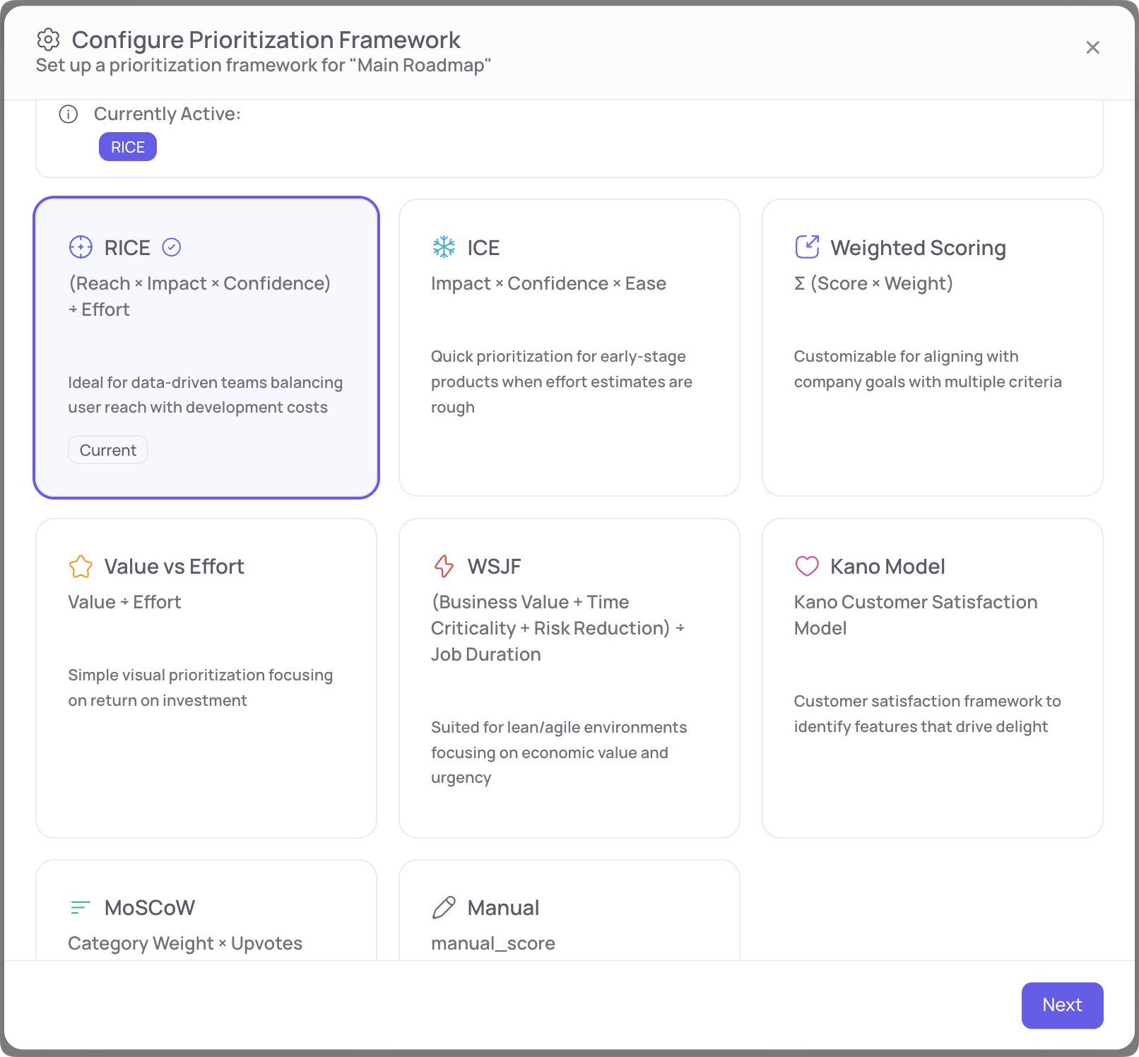 FeatureShark prioritization scoring for roadmap decisions