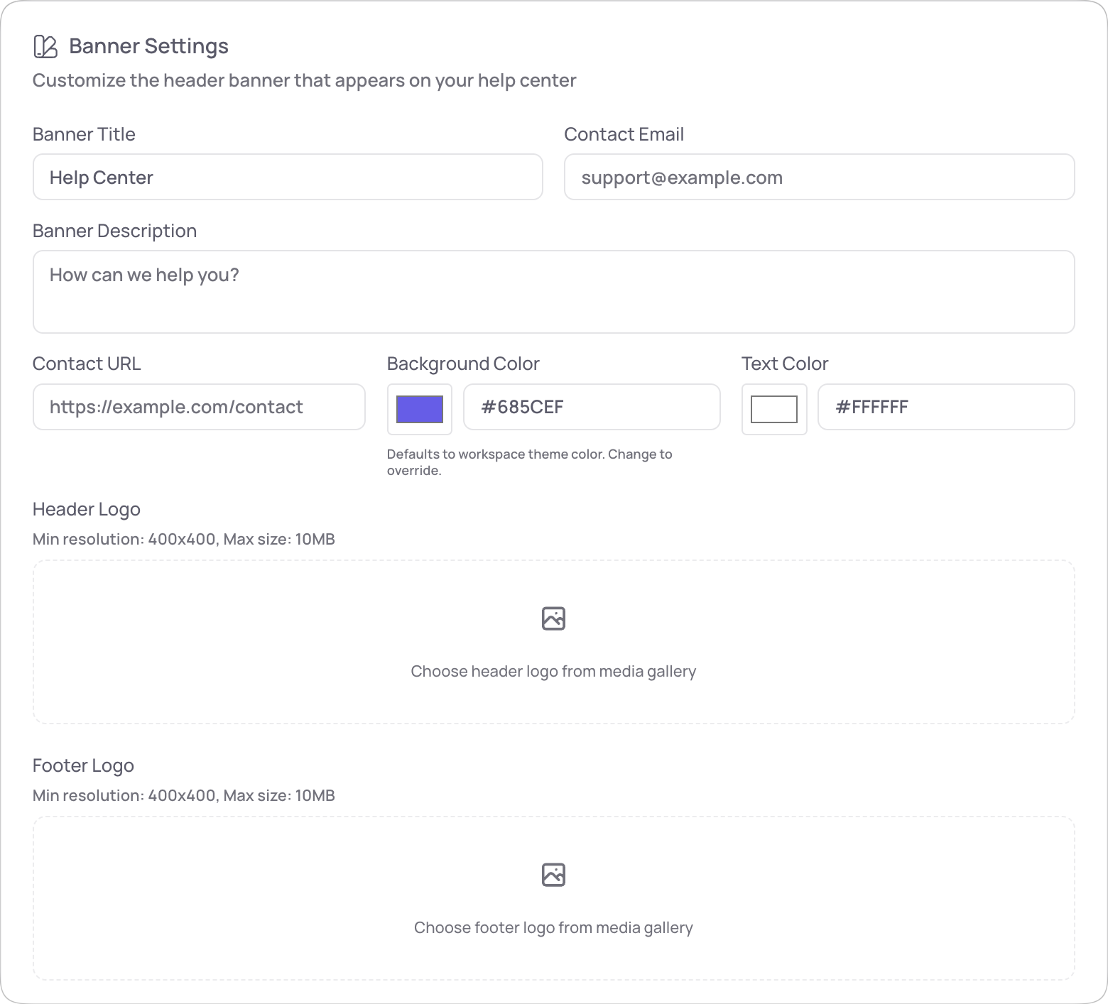 FeatureShark help center general settings