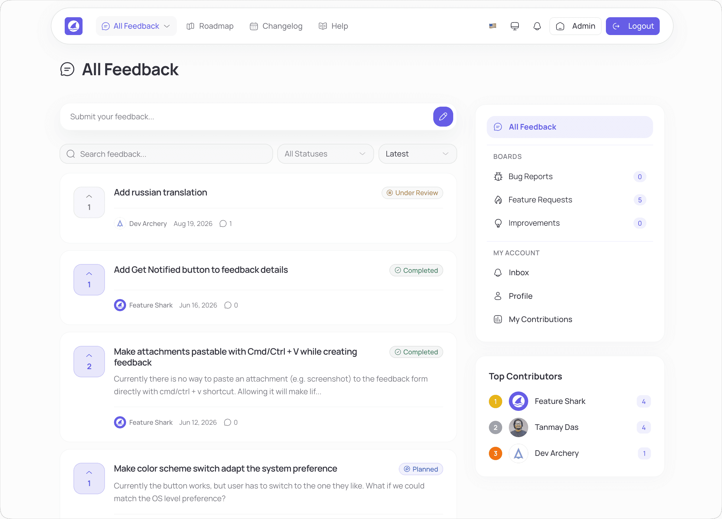 Customer-facing portals: screenshot 1 of 6