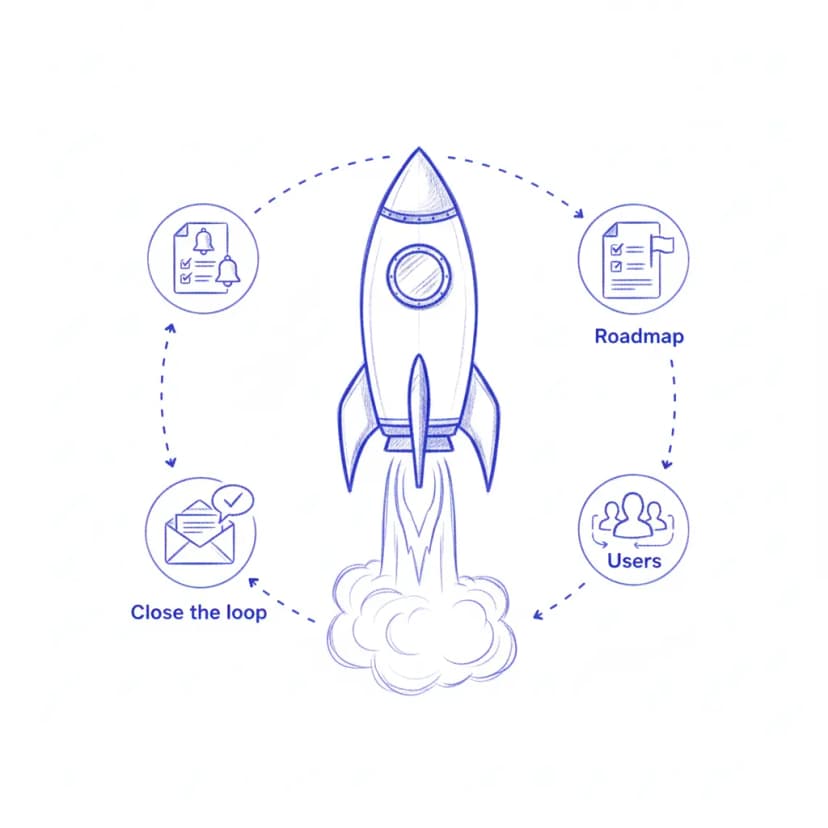 Step 3: FeatureShark roadmap and outcome metrics dashboard